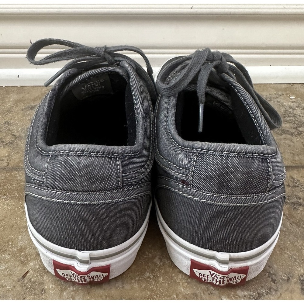 VANS UltraCush Pro Skateboard Shoes Mens Size 6.5 Black Pewter Denim 721356 Lace - Picture 5 of 6